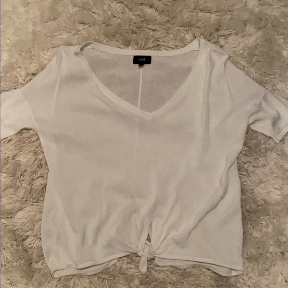 White tie top